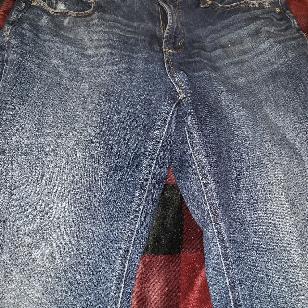 Four pairs of blue jeans $15 each